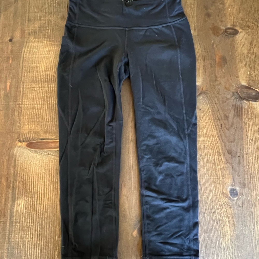 Athleta Black Crop Leggings Size Small